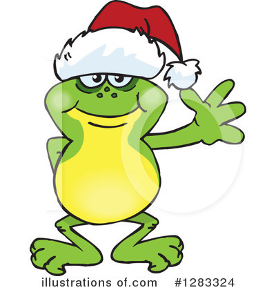 Royalty-Free (RF) Frog Clipart Illustration by Dennis Holmes Designs - Stock Sample #1283324