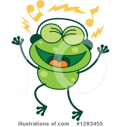 Royalty-Free (RF) Frog Clipart Illustration by Zooco - Stock Sample #1283455