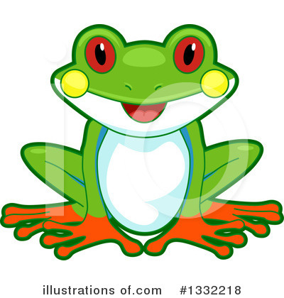 Royalty-Free (RF) Frog Clipart Illustration by BNP Design Studio - Stock Sample #1332218