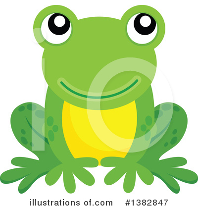 Royalty-Free (RF) Frog Clipart Illustration by visekart - Stock Sample #1382847