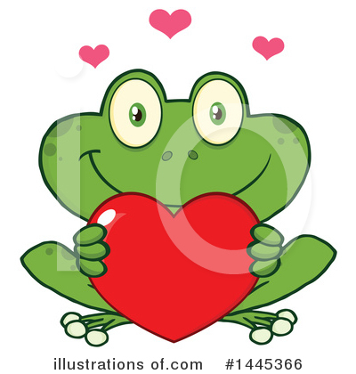 Royalty-Free (RF) Frog Clipart Illustration by Hit Toon - Stock Sample #1445366