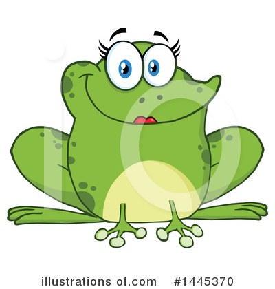 Royalty-Free (RF) Frog Clipart Illustration by Hit Toon - Stock Sample #1445370
