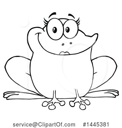 Royalty-Free (RF) Frog Clipart Illustration by Hit Toon - Stock Sample #1445381