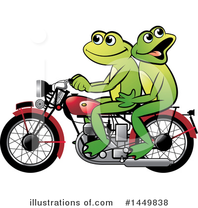 Motorcycle Clipart #1449838 by Lal Perera