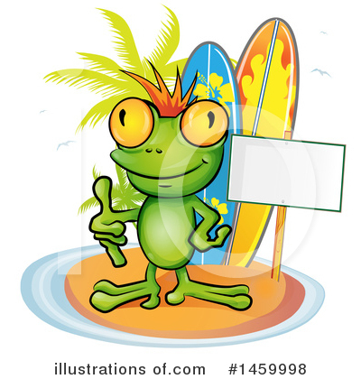 Frog Clipart #1459998 by Domenico Condello