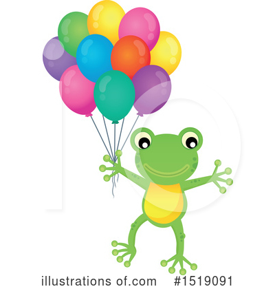 Party Balloons Clipart #1519091 by visekart