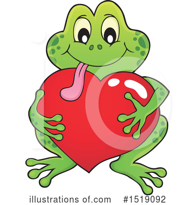 Royalty-Free (RF) Frog Clipart Illustration by visekart - Stock Sample #1519092