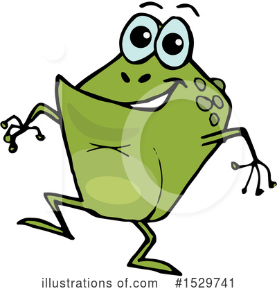 Royalty-Free (RF) Frog Clipart Illustration by Dennis Holmes Designs - Stock Sample #1529741