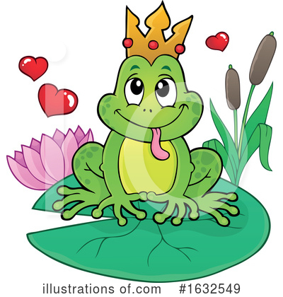 Royalty-Free (RF) Frog Clipart Illustration by visekart - Stock Sample #1632549