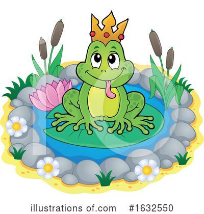 Royalty-Free (RF) Frog Clipart Illustration by visekart - Stock Sample #1632550