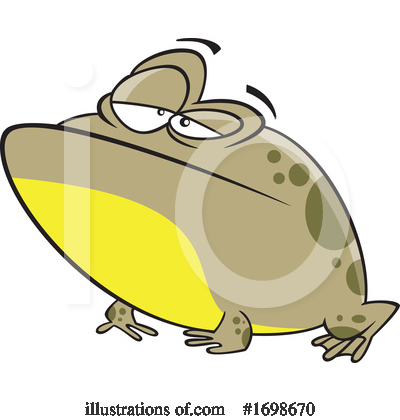 Royalty-Free (RF) Frog Clipart Illustration by toonaday - Stock Sample #1698670