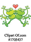 Frog Clipart #1705437 by Zooco