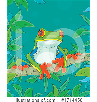 Royalty-Free (RF) Frog Clipart Illustration by Alex Bannykh - Stock Sample #1714458