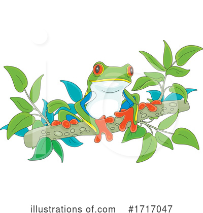 Tree Frog Clipart #1717047 by Alex Bannykh