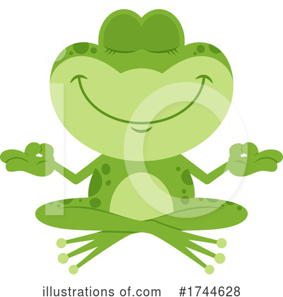Royalty-Free (RF) Frog Clipart Illustration by Hit Toon - Stock Sample #1744628