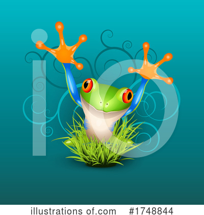 Tree Frog Clipart #1748844 by Oligo