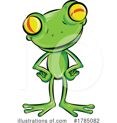 Frogs Clipart #1785082 by Domenico Condello