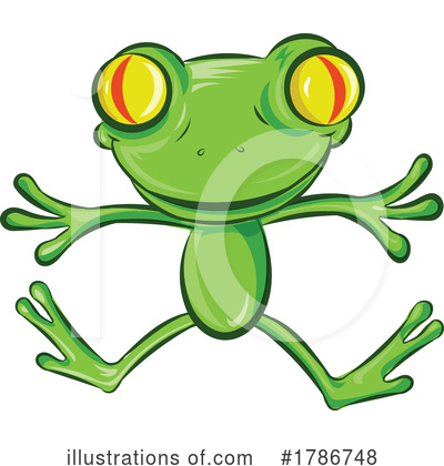 Frog Clipart #1786748 by Domenico Condello