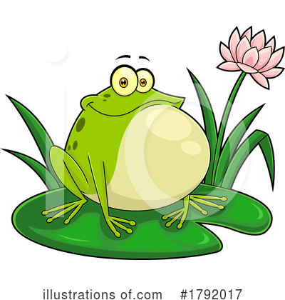 Water Lily Clipart #1792017 by Hit Toon