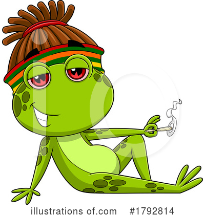 Frogs Clipart #1792814 by Hit Toon