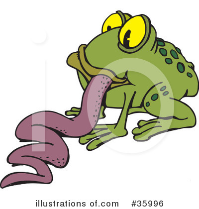 Royalty-Free (RF) Frog Clipart Illustration by Dennis Holmes Designs - Stock Sample #35996
