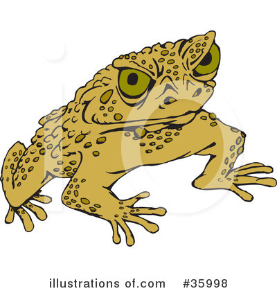 Frog Clipart #35998 by Dennis Holmes Designs