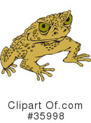 Frog Clipart #35998 by Dennis Holmes Designs