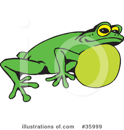 Royalty-Free (RF) Frog Clipart Illustration by Dennis Holmes Designs - Stock Sample #35999
