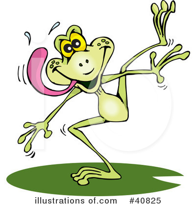Frog Clipart #40825 by Dennis Holmes Designs