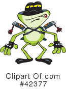 Frog Clipart #42377 by Dennis Holmes Designs