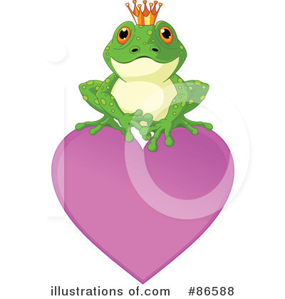 Royalty-Free (RF) Frog Clipart Illustration by Pushkin - Stock Sample #86588
