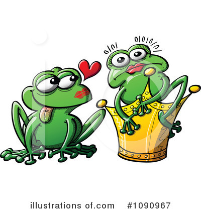 Royalty-Free (RF) Frog Prince Clipart Illustration by Zooco - Stock Sample #1090967