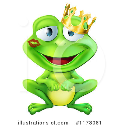 Royalty-Free (RF) Frog Prince Clipart Illustration by AtStockIllustration - Stock Sample #1173081