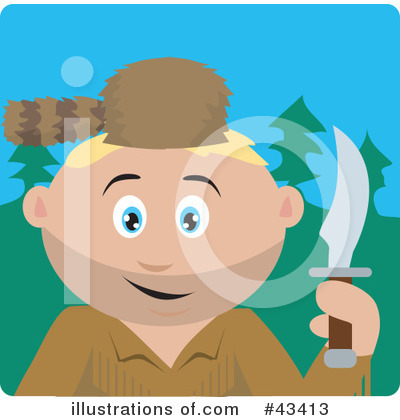 Little Boy Clipart #43413 by Dennis Holmes Designs