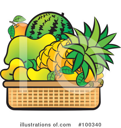Royalty-Free (RF) Fruit Clipart Illustration by Lal Perera - Stock Sample #100340
