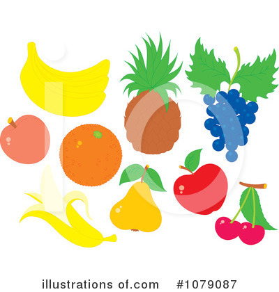 Fruits Clipart #1079087 by Alex Bannykh