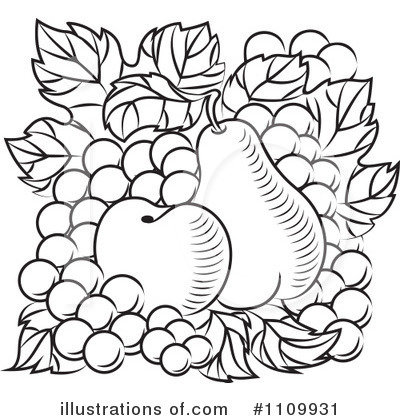 Grapes Clipart #1109931 by Vector Tradition SM