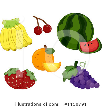 Watermelon Clipart #1150791 by BNP Design Studio