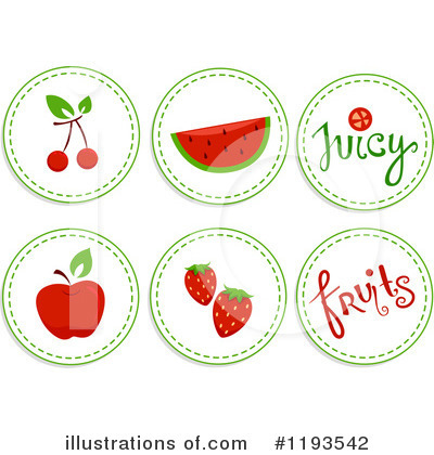 Watermelon Clipart #1193542 by BNP Design Studio