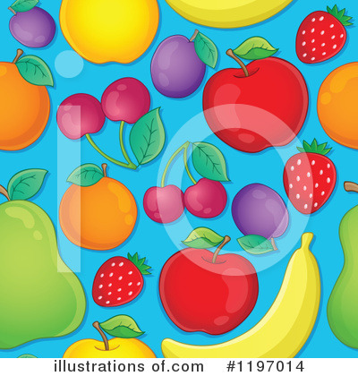 Royalty-Free (RF) Fruit Clipart Illustration by visekart - Stock Sample #1197014