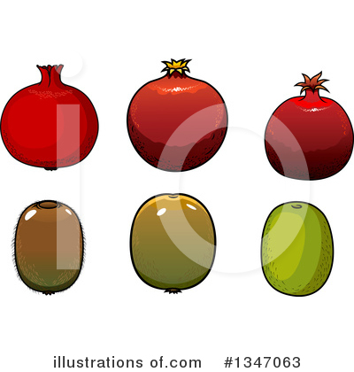 Royalty-Free (RF) Fruit Clipart Illustration by Vector Tradition SM - Stock Sample #1347063