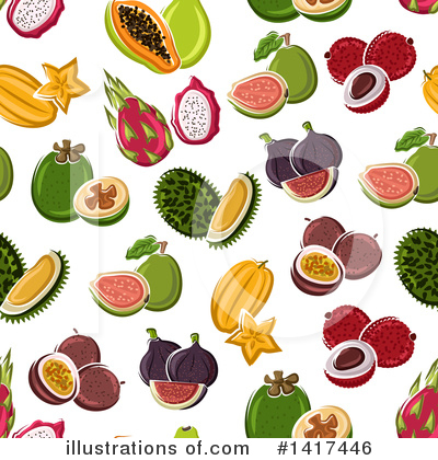 Royalty-Free (RF) Fruit Clipart Illustration by Vector Tradition SM - Stock Sample #1417446