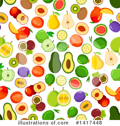 Royalty-Free (RF) Fruit Clipart Illustration by Vector Tradition SM - Stock Sample #1417448