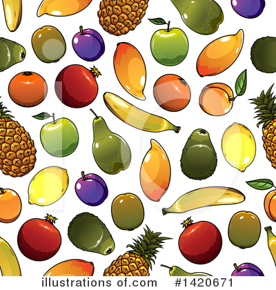 Kiwi Fruit Clipart #1420671 by Vector Tradition SM