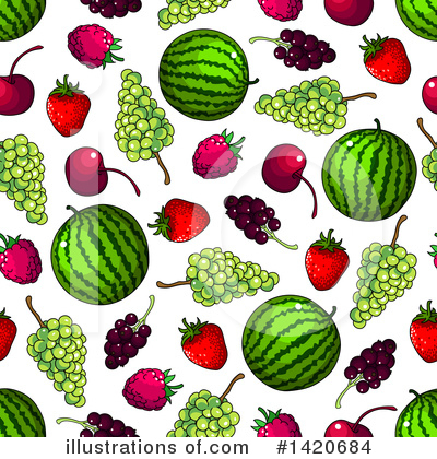 Royalty-Free (RF) Fruit Clipart Illustration by Vector Tradition SM - Stock Sample #1420684