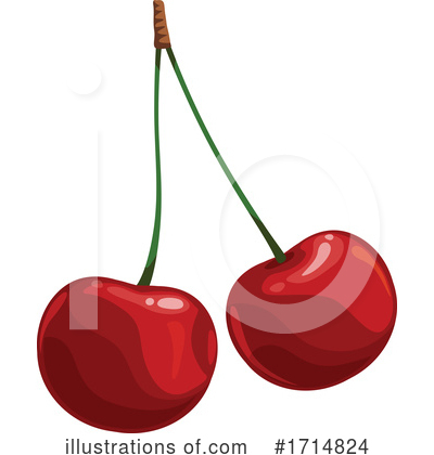 Cherry Clipart #1714824 by Vector Tradition SM
