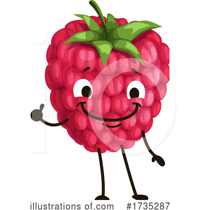 Raspberry Clipart #1735287 by Vector Tradition SM