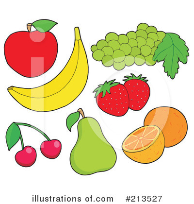 Royalty-Free (RF) Fruit Clipart Illustration by visekart - Stock Sample #213527