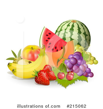 Strawberries Clipart #215062 by Oligo