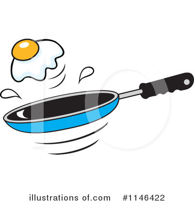 Fried Egg Clipart #1146422 by Johnny Sajem